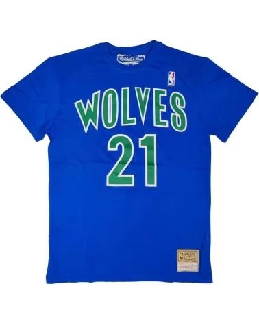 MITCHELL NESS CAMISETA DE MANGA CORTA BNN3CW19045-MTIROYA03KGA EN AZUL PAR
