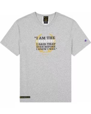 CHAMPION CAMISETA DE MANGA CORTA 217612-CHA-EM004 EN GRIS PARA HOMBRE