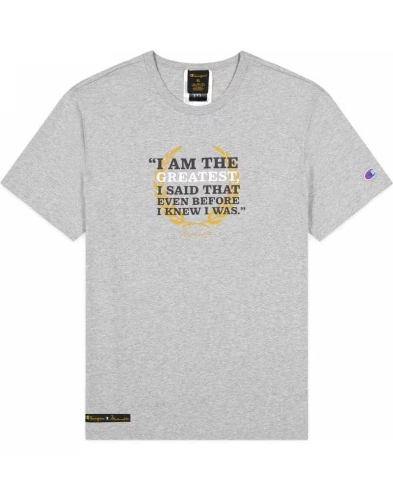CHAMPION CAMISETA DE MANGA CORTA 217612-CHA-EM004 EN GRIS PARA HOMBRE