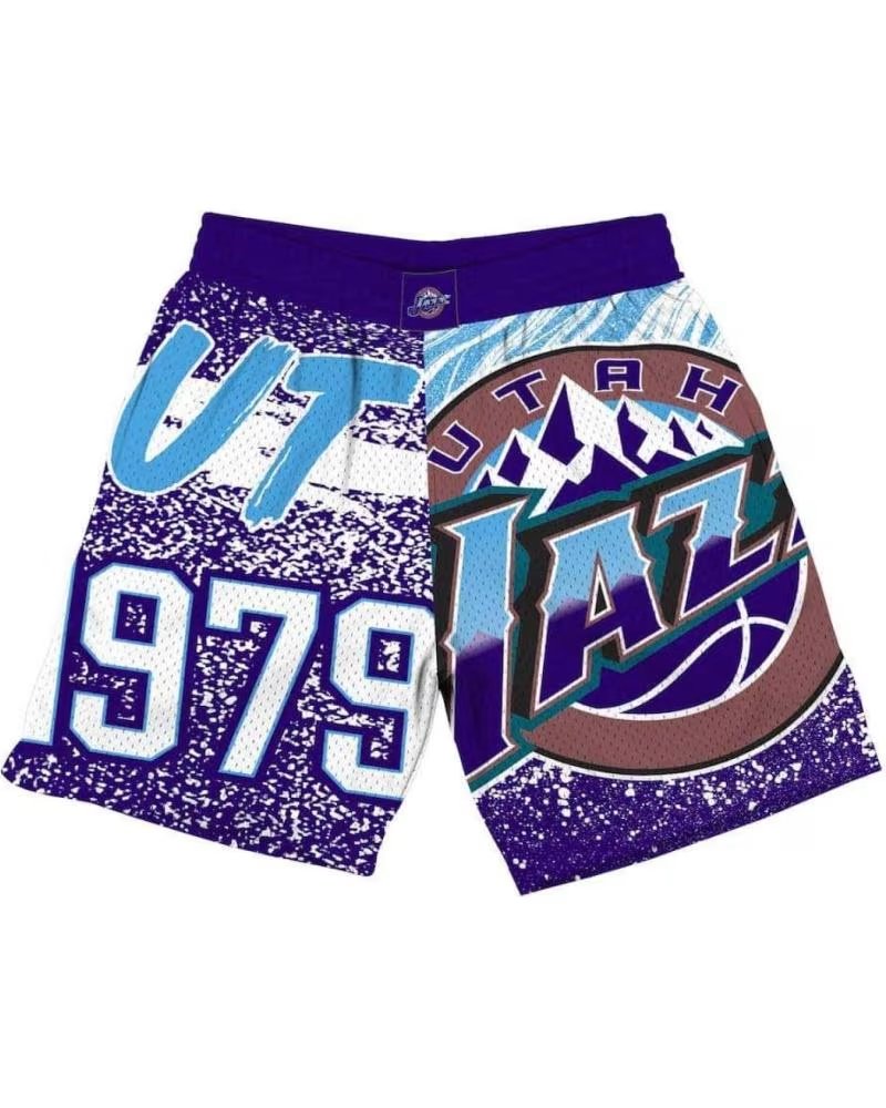MITCHELL NESS SHORT MITCHELL & NESS UTAH JAZZ NBA JUMBOTRON 1