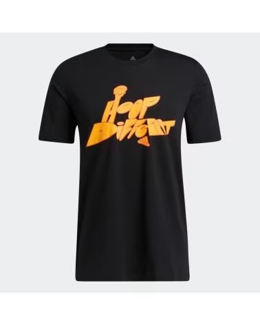 ADIDAS CAMISETA ADIDAS HOOP DIFFERENT NEGRA PARA HOMBRE 1