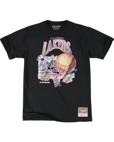 MITCHELL NESS CAMISETA LOS ANGELES LAKERS CHAMPIONS PRINT TEE MITCHELL AND CAMISETA LOS ANGELES LAKERS CHAMPIONS PRINT TEE MITCH