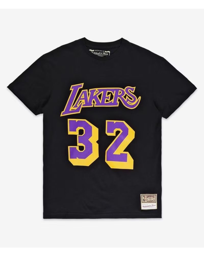 MITCHELL NESS CAMISETA DE MANGA CORTA SSTEINTL972-LALBLCKTHA EN NEGRO PARA