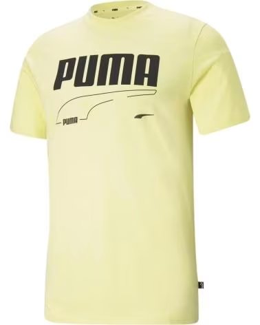 PUMA PUMA REBEL TEE YELLOW PEAR JUNIOR T-SHIRT 1