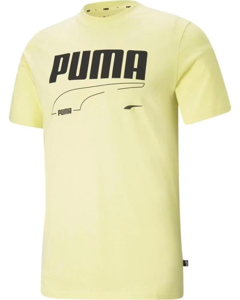 PUMA PUMA REBEL TEE YELLOW PEAR JUNIOR T-SHIRT 1