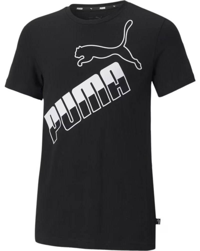 PUMA CAMISETA DE MANGA CORTA 585998-01 EN NEGRO PARA NINOS
