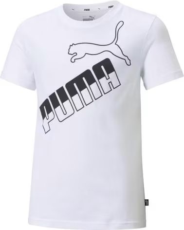 PUMA CAMISETA DE MANGA CORTA 585998-02 EN BLANCO PARA NINOS
