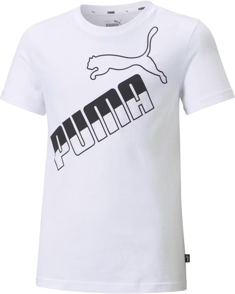 PUMA CAMISETA DE MANGA CORTA 585998-02 EN BLANCO PARA NINOS