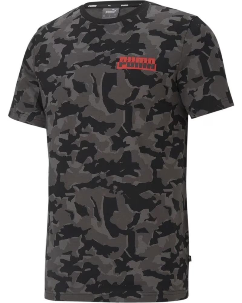 PUMA CAMISETA PUMA CORE CAMO AOP NEGRA PARA HOMBRE 1