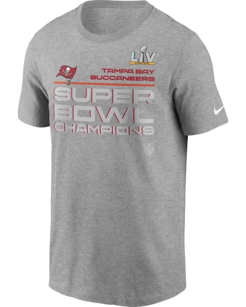 NIKE KURZARM-T-SHIRT N199-06G-8BZ-8AM TAMPA BAY BUCCANEERS SUPER BOWL LV CHAMPIONS GRAU HERREN 1