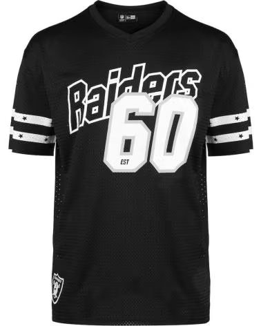 NEW ERA NEW ERA T-SHIRT MIT STREIFENÄRMELN, OVERSIZED, NFL OAKLAND RAIDERS 1