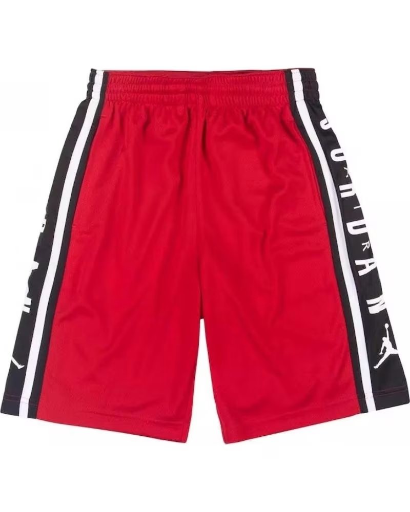 NIKE PANTALÓN CORTO JORDAN HBR BALL JUNIOR ROJO 1