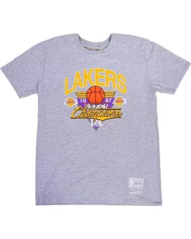 MITCHELL NESS CAMISETA DE MANGA CORTA BMTRINTL938-LALGREY EN GRIS PARA HOM