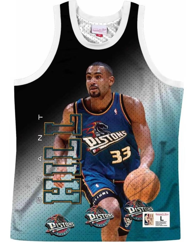 MITCHELL NESS CAMISETA DE BALONCESTO MSTKMI19002-DPIWHITGHI EN BLANCO PARA