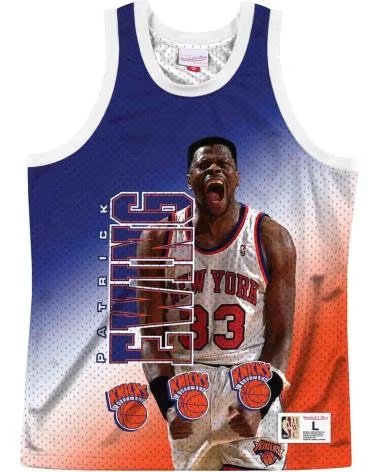 MITCHELL NESS CAMISETA DE BALONCESTO MSTKMI19002-NYKWHITPEW EN BLANCO PARA