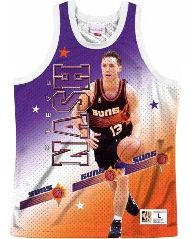 MITCHELL NESS CAMISETA DE BALONCESTO MSTKMI19002-PSUWHITSNA EN BLANCO PARA