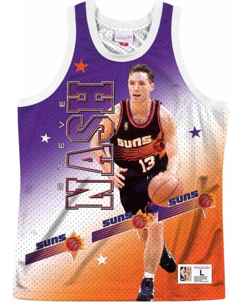 MITCHELL NESS CAMISETA DE BALONCESTO MSTKMI19002-PSUWHITSNA EN BLANCO PARA