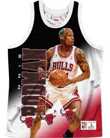 MITCHELL NESS CAMISETA DE BALONCESTO MSTKMI19002-CBUWHITDRD EN BLANCO PARA