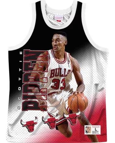 MITCHELL NESS CAMISETA DE BALONCESTO MSTKMI19002-CBUWHITSPI EN BLANCO PARA