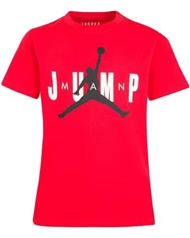 JORDAN T-SHIRT JORDAN AIR BRAND JUNIOR ROSSA 1