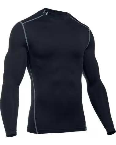 UNDER ARMOUR CAMISETA DE COMPRESSÃO MOCK DE MANGA LONGA UNDER ARMOUR MASCULINA 1