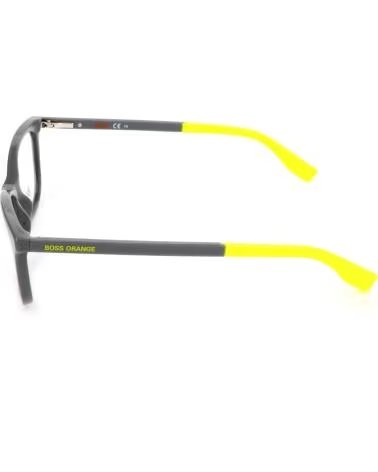 BOSS ÓCULOS BOSS BO-0289-KB7 UNISSEX ARMAÇÃO PRETA COM HASTES AMARELAS