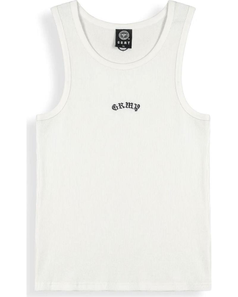GRIMEY CAMISETA SIN MANGAS GRIMEY CHIEF WATCHER WAFFLE FITTED TANK TOP OFF WHITE