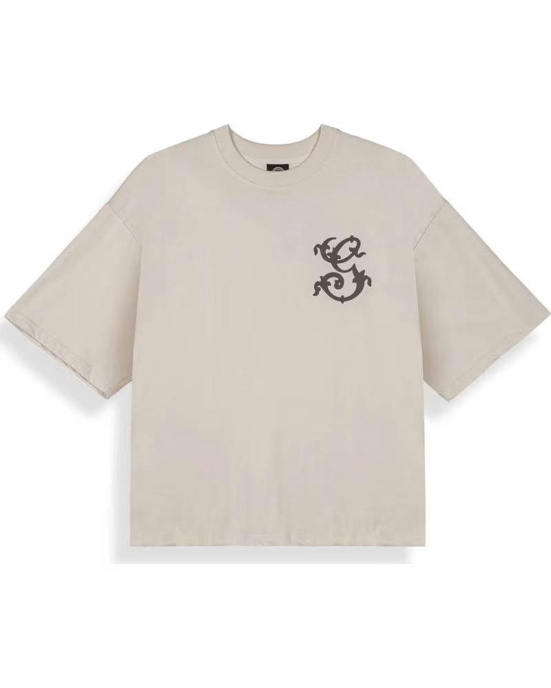 GRIMEY CAMISETA DE MANGA CORTA GABT780- EN BEIGE PARA HOMBRE OWHT