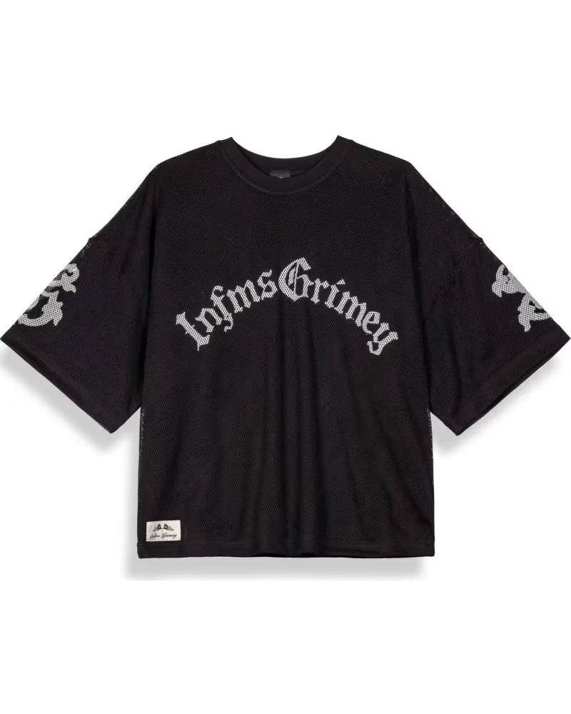 GRIMEY MAGLIETTA WATCHER MESH BOXY GAMBT782BLK