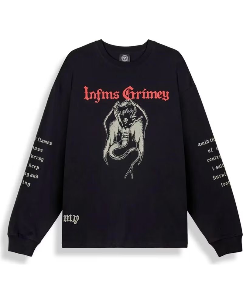 GRIMEY SUDADERA GLS783BLK EN NEGRO PARA HOMBRE