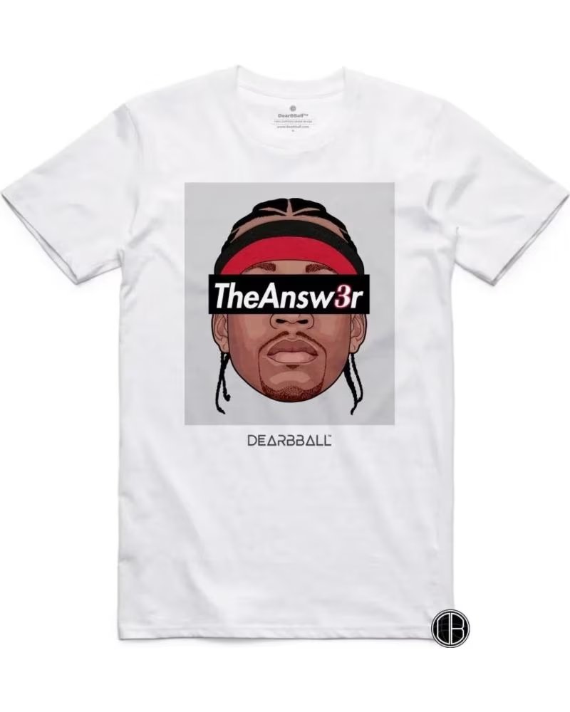 DEARBBALL CAMISETA DE MANGA CORTA -THE-ANSWER-B EN BLANCO PARA HOMBRE