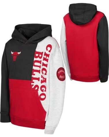 OUTERSTUFF MOLETOM CHICAGO BULLS SPLASH PULLOVER JUNIOR 1