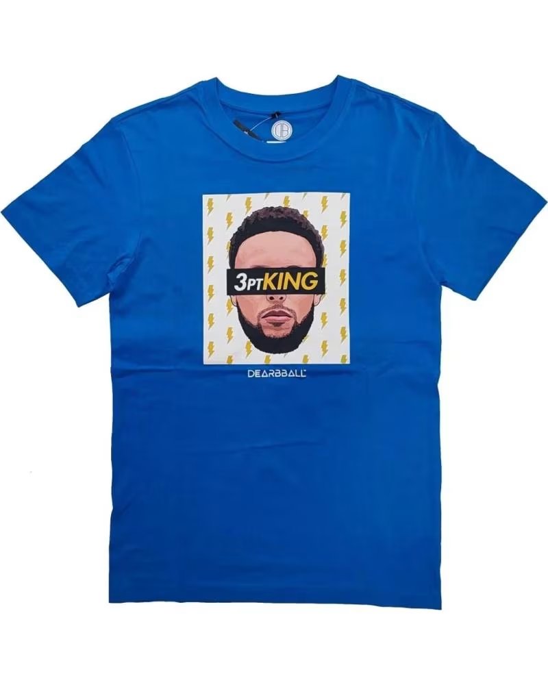 DEARBBALL CAMISETA DE MANGA CORTA -3PTKING EN AZUL PARA UNISEX