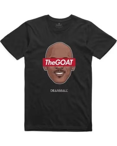 DEARBBALL CAMISETA DE MANGA CORTA -JORDAN-B EN NEGRO PARA UNISEX