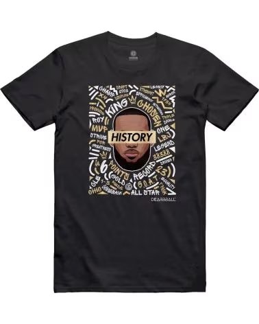 DEARBBALL CAMISETA DE MANGA CORTA -KING-WORDS EN BLANCO PARA HOMBRE