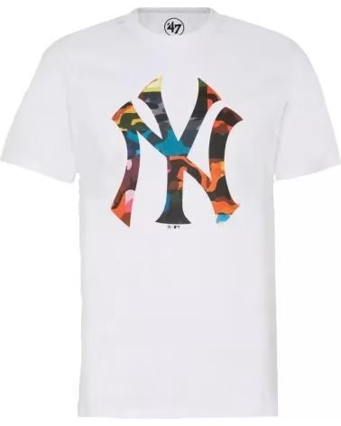 47 BRAND 47 BRAND NEW YORK YANKEES MLB PSYCHEDELIC INFILL CAMO T-SHIRT 1