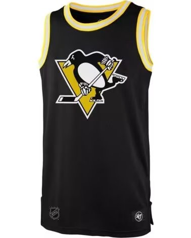 47 BRAND CAMISETA 47 BRAND PITTSBURGH PENGUINS NHL GRAFTON TANK PRETA 1