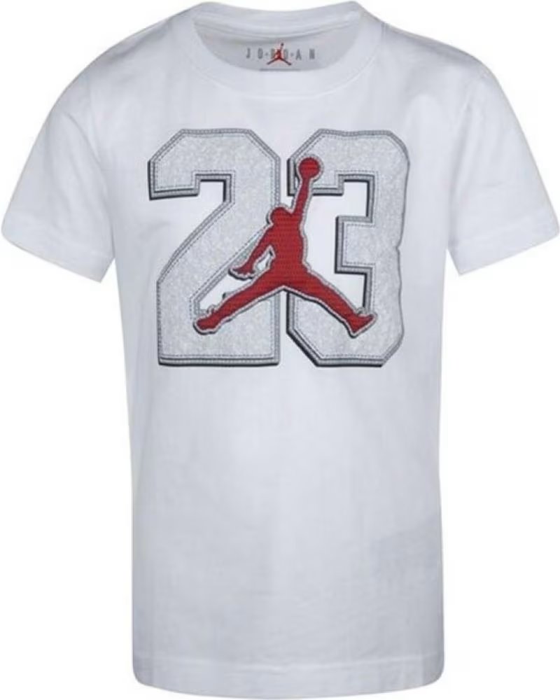 JORDAN CAMISETA JORDAN NIKE AIR KIDS 23 GAME TIME BRANCA 1