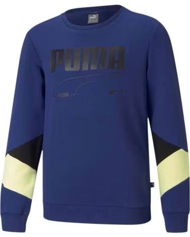 PUMA SUDADERA 587019-12 EN AZUL PARA NINOS
