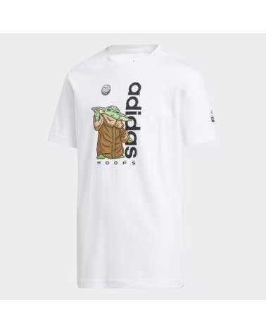 ADIDAS CAMISETA DE MANGA CORTA GU2744 EN BLANCO PARA NINOS