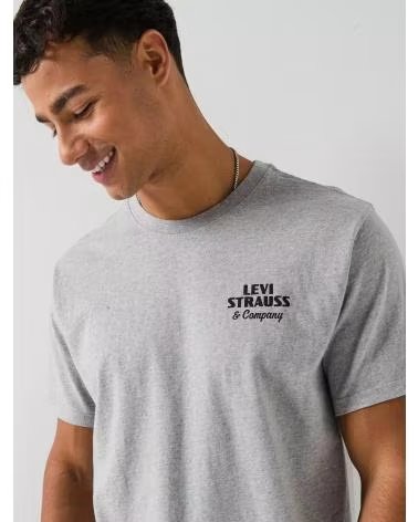 LEVIS LEVI´S ARCHIVAL OVERALLS KURZARM-T-SHIRT IN GRAU GRIS