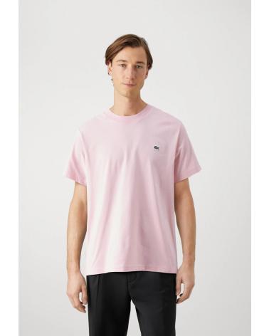 LACOSTE CAMISETA LACOSTE DE ALGODÓN PARA HOMBRE TH7318 ROSA ROSA