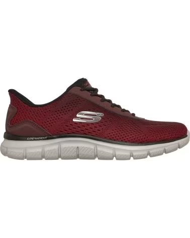SKECHERS SKECHERS SLIP-INS TRACK ROSSO UOMO ROJO