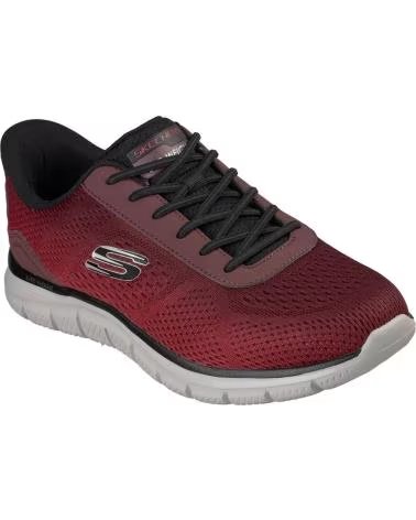SKECHERS SKECHERS SLIP-INS TRACK ROSSO UOMO ROJO