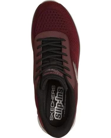 SKECHERS SKECHERS SLIP-INS TRACK ROSSO UOMO ROJO