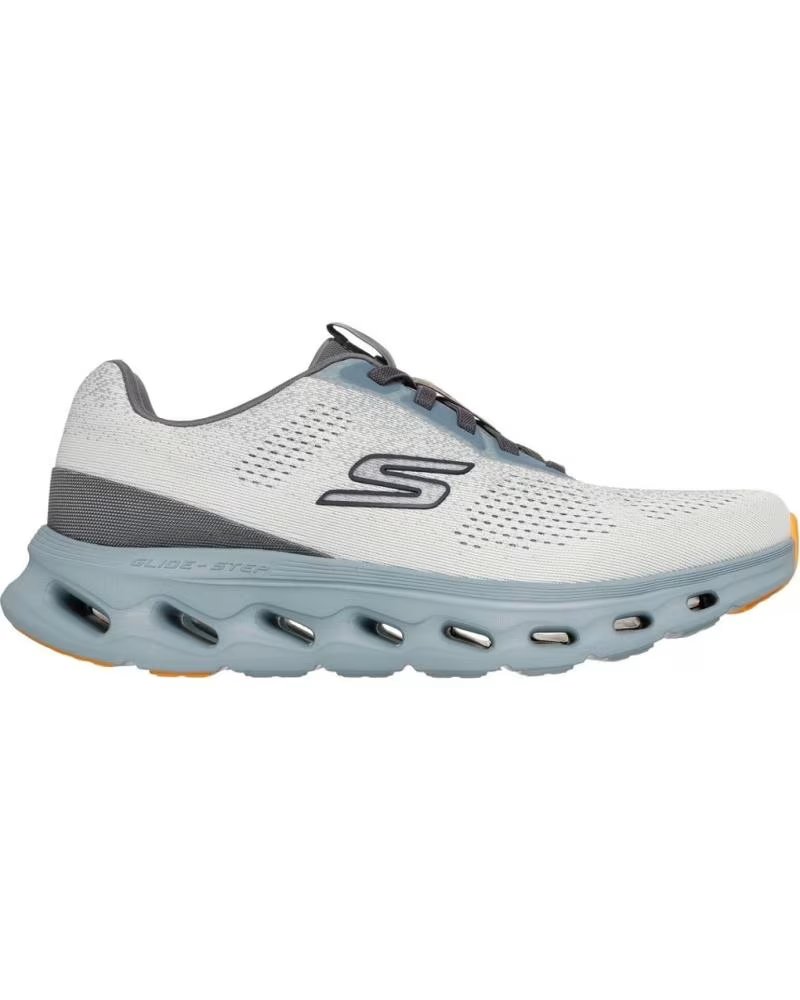 SKECHERS SKECHERS GO WALK GLIDE-STEP 20 HOMME BLANC VERDE CLARO