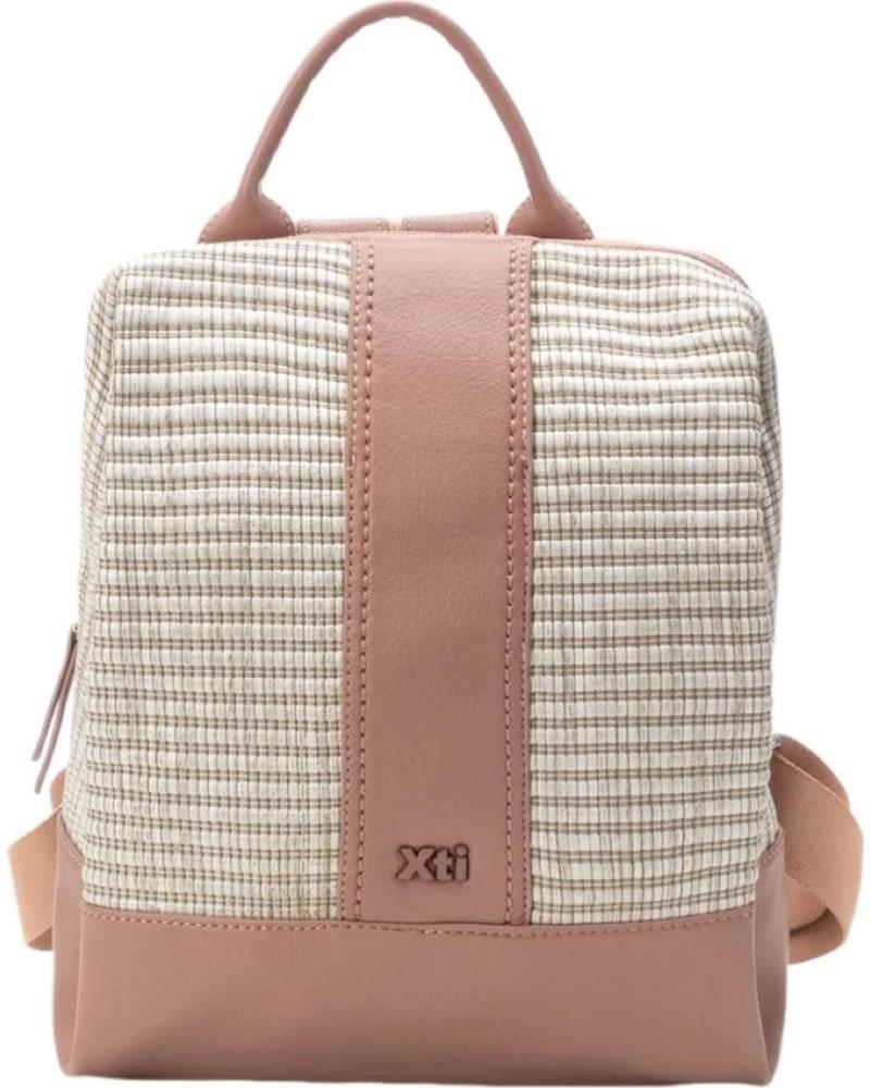 MOCHILA XTI MUJER NUDE CON DISEÑO TEXTURIZADO NUDE