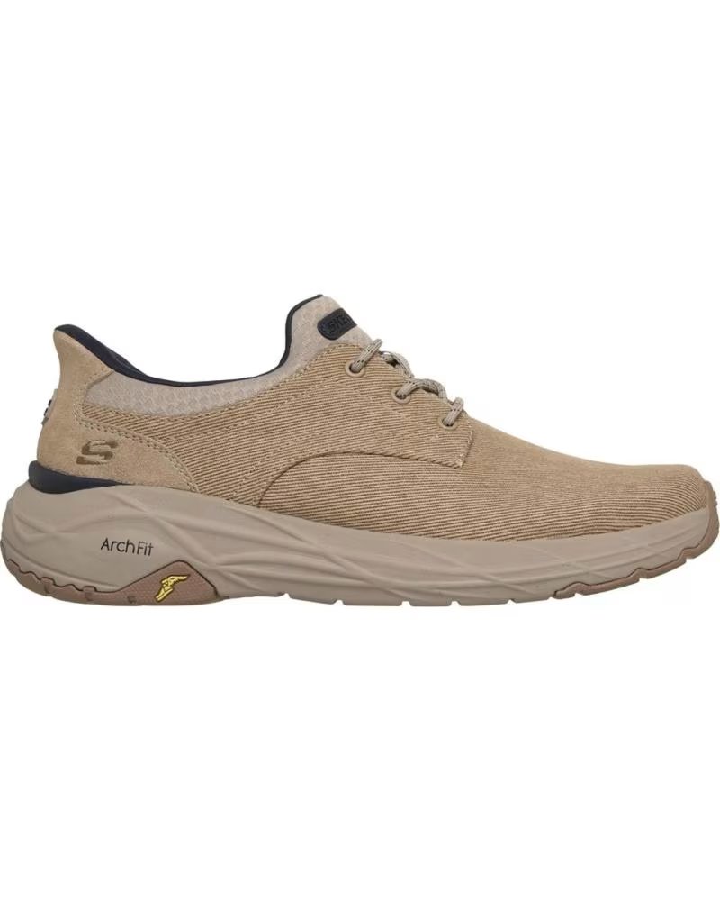 SKECHERS SKECHERS SLIP-INS RELAXED FIT MAVERICK WOLFE TAUPE UOMO TAUPE