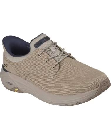SKECHERS SKECHERS SLIP-INS RELAXED FIT MAVERICK WOLFE TAUPE UOMO TAUPE