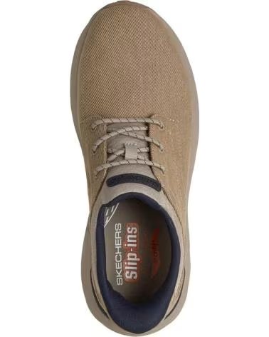 SKECHERS SKECHERS SLIP-INS RELAXED FIT MAVERICK WOLFE TAUPE UOMO TAUPE